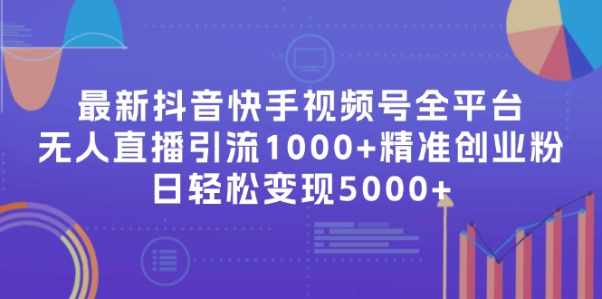 最新抖音快手视频号全平台无人直播引流1000+精准创业粉，日轻松变现5000+网赚课程-副业赚钱-互联网创业-手机赚钱-挂机躺赚-语画网创-精品课程-知识付费-源码分享-免费资源语画网创